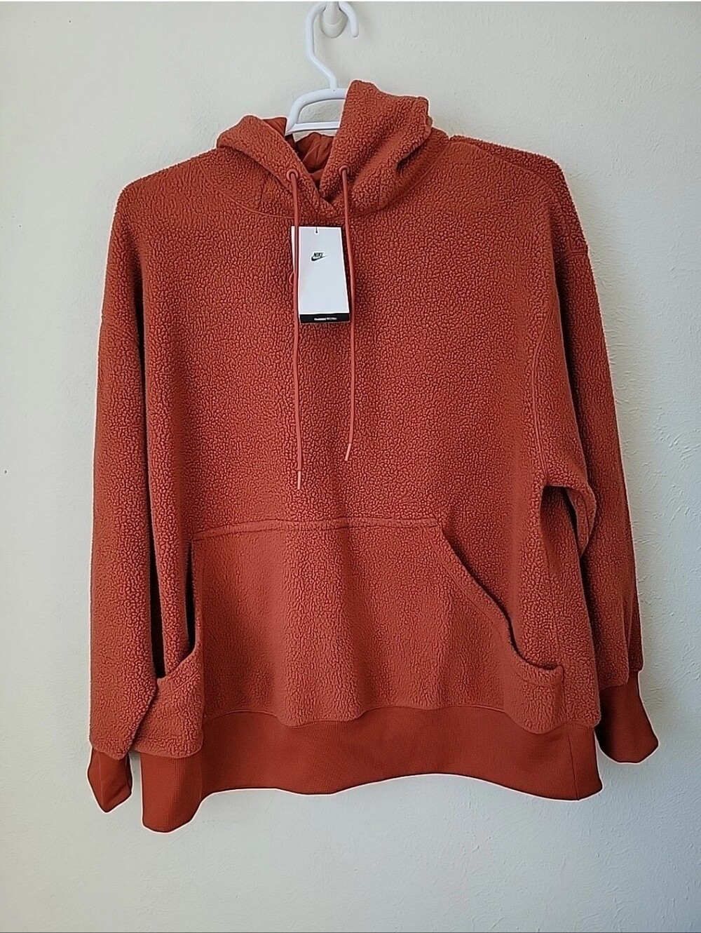 Nike Women’s Rust Sherpa Pullover Hoodie Plus SIZE NWT